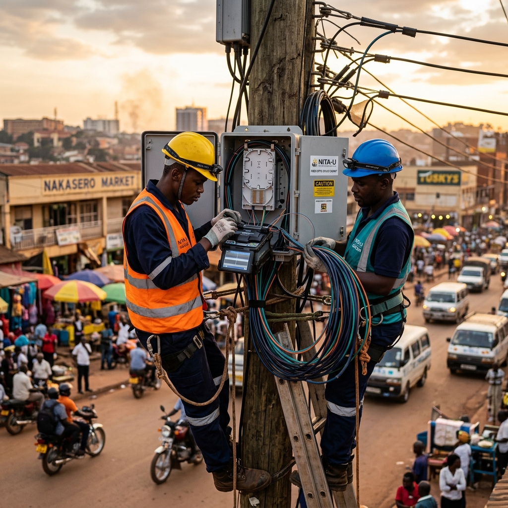 City-Wide Fibre Optic Backbone — Kampala